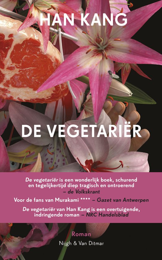Kaft van De vegetariër van Han Kang